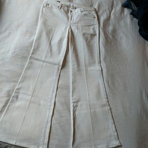 Club Monaco Ella Flare jeans, white, size 30